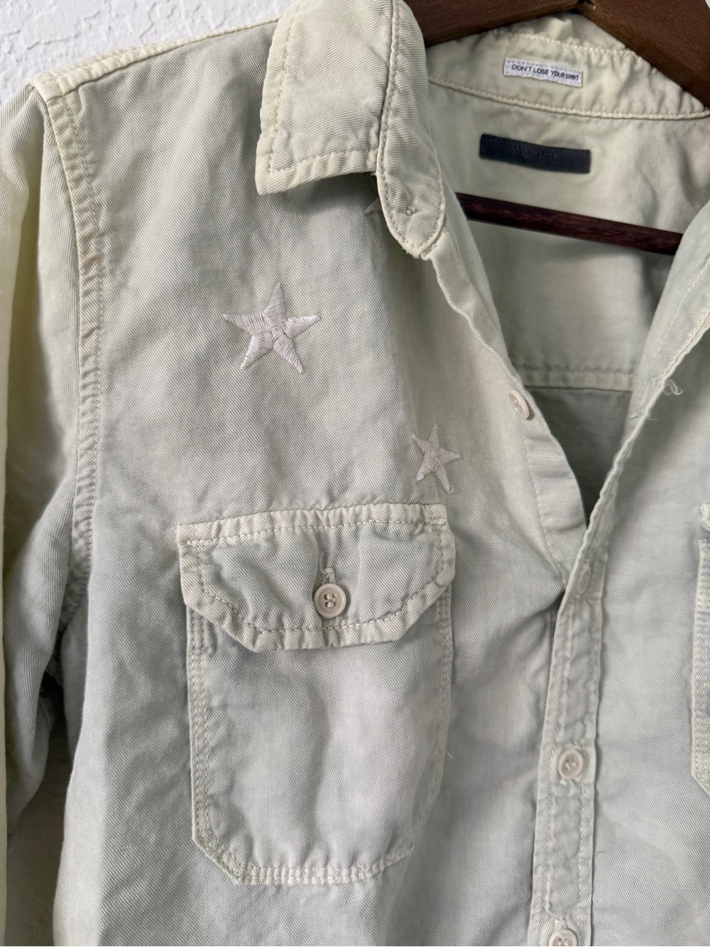 MOTHER The Trooper Long Sleeve Button Up- Trooper- M- MSRP $255 - Picture 15 of 15